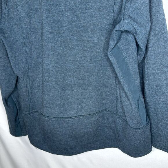 Athleta Navy Stronger Hoodie Sweatshirt. Size 2X. - Picture 7 of 8